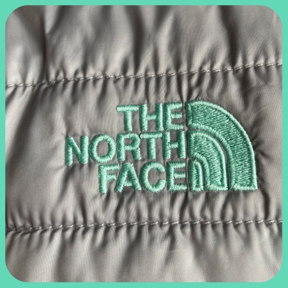 The North Face REVERSIBLE Mossbud Jacket Gray Adult Sm Girl XL - Picture 6 of 12